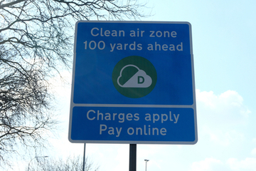 clean air zones sign